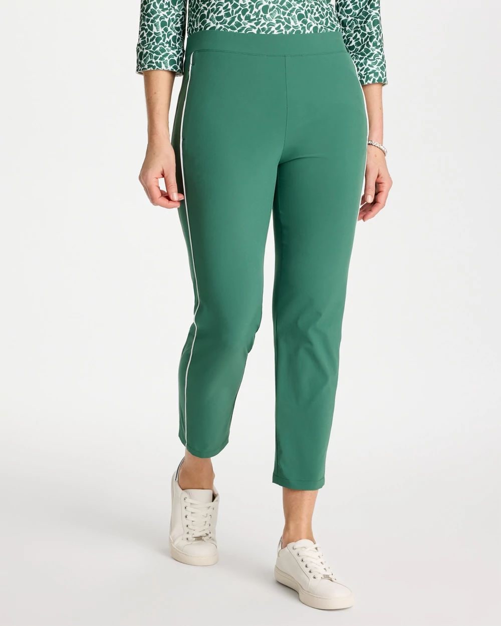 Zenergy® UPF Side Piping Ankle Pants | Chico's